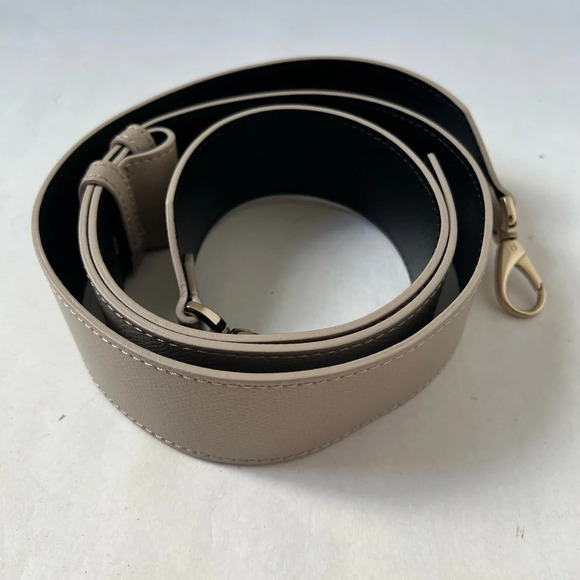 L' AUTRE CHOSE Leather Camera Bag Medium Card Pocket White Crossbody Shoulder - Picture 6 of 16